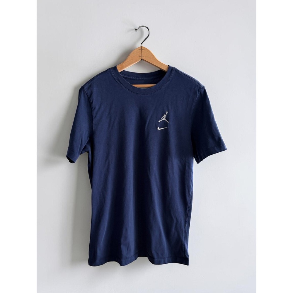 Nike Jordan Mens Navy Blue 23 Graphic T-Shirt Jumpman Logo Medium